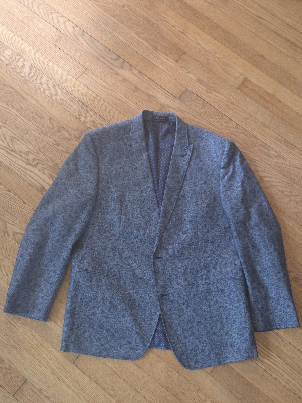 Van Heusen Blue Paisley Sport Coat